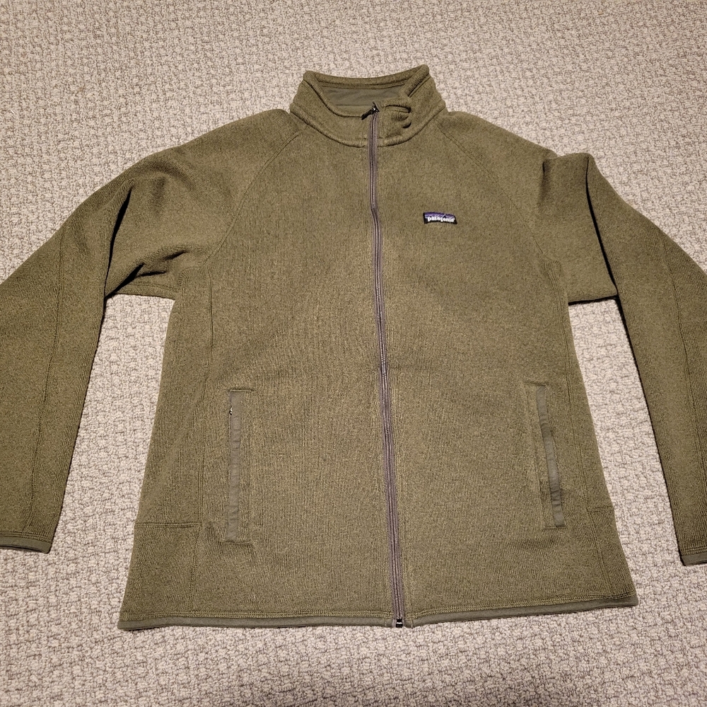 Patagonia Olive Green Fleece Jacket